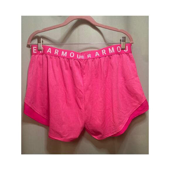 Under Armour, Dusty Pink running shorts, size XL - Picture 2 of 6